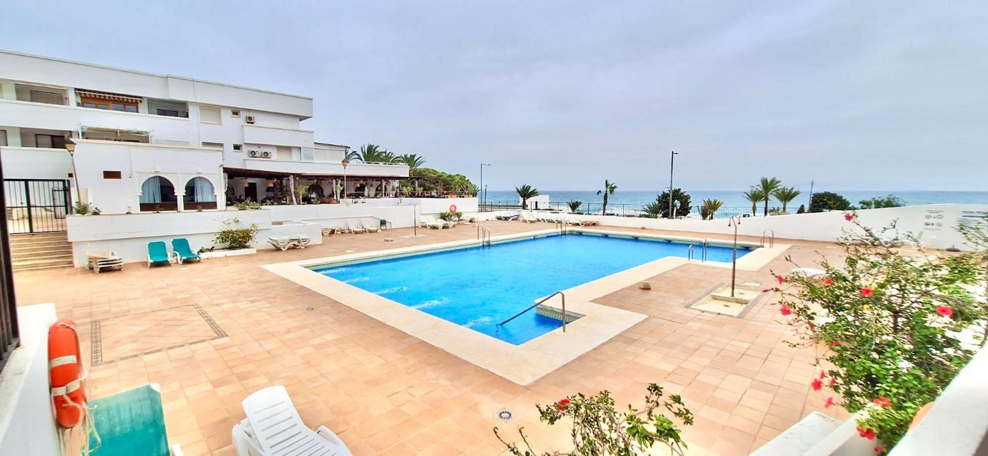 Apartamento Villa Azul, 1ª Linea De Playa Mojácar Eksteriør billede