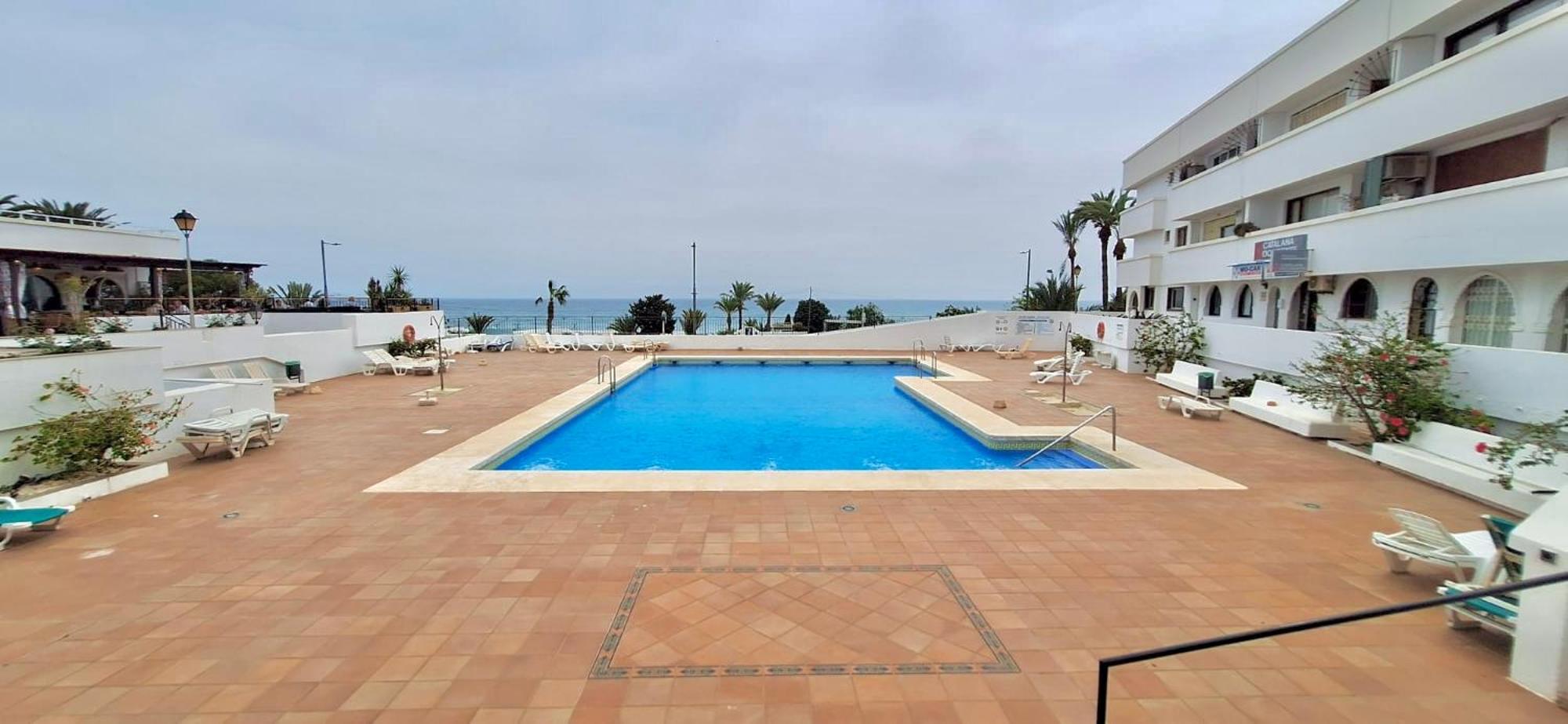 Apartamento Villa Azul, 1ª Linea De Playa Mojácar Eksteriør billede