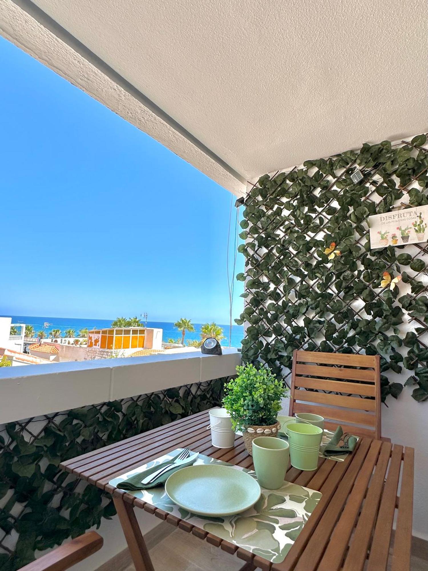 Apartamento Villa Azul, 1ª Linea De Playa Mojácar Eksteriør billede